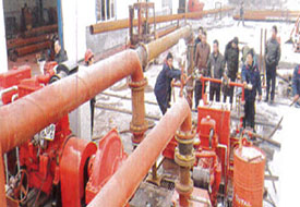 水幕噴頭性能參數(shù)試驗